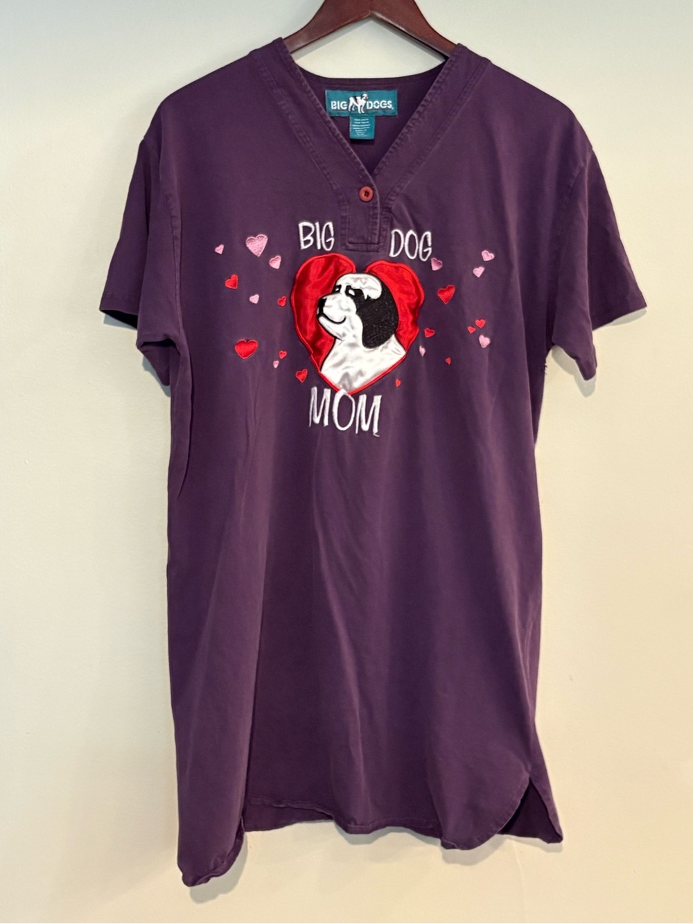 Vintage Big Dogs Big Dog Mom Sleepshirt